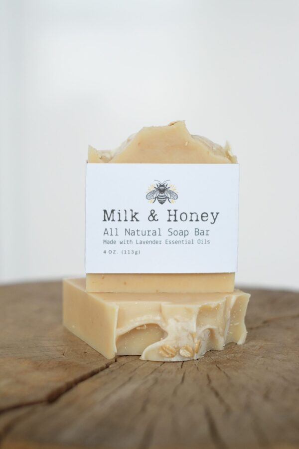 Milk & Honey Soap Bar - Image 3